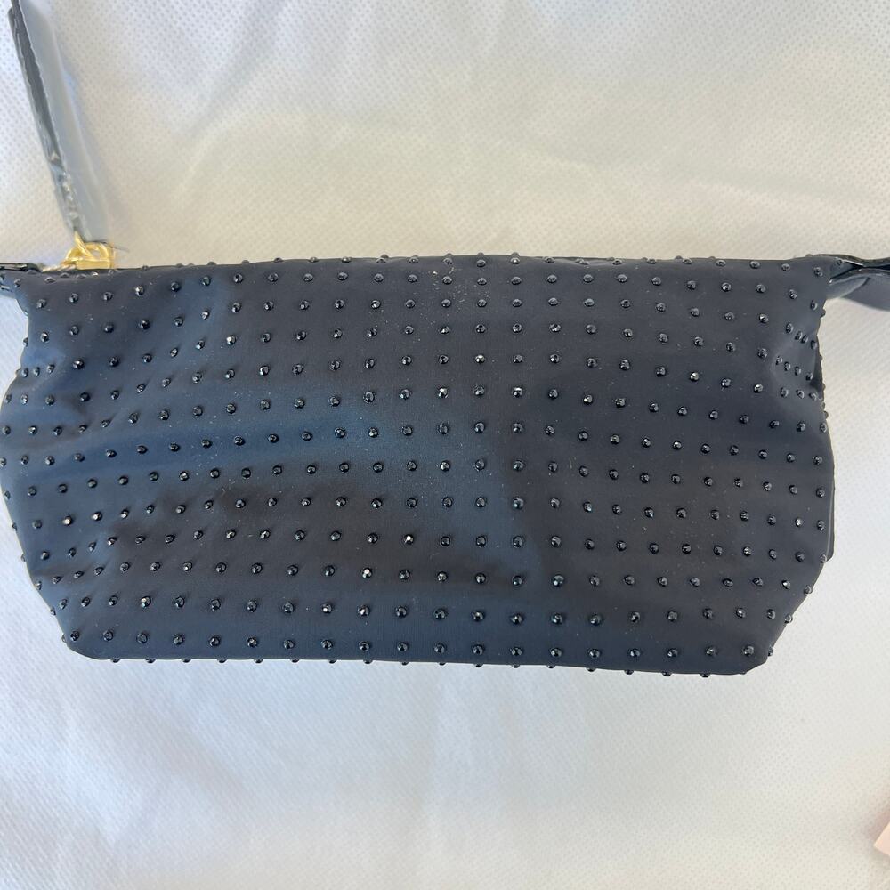 Victoria’s Secret Fashion Show Angel Makeup Bag Black Gold Clear - Picture 6 of 7